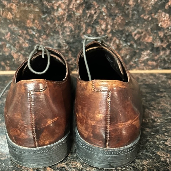 Cole Haan/nike Air Maroon Leather Oxford Shoes 9 main image 4